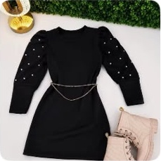 Vestido lãnzinha infantil